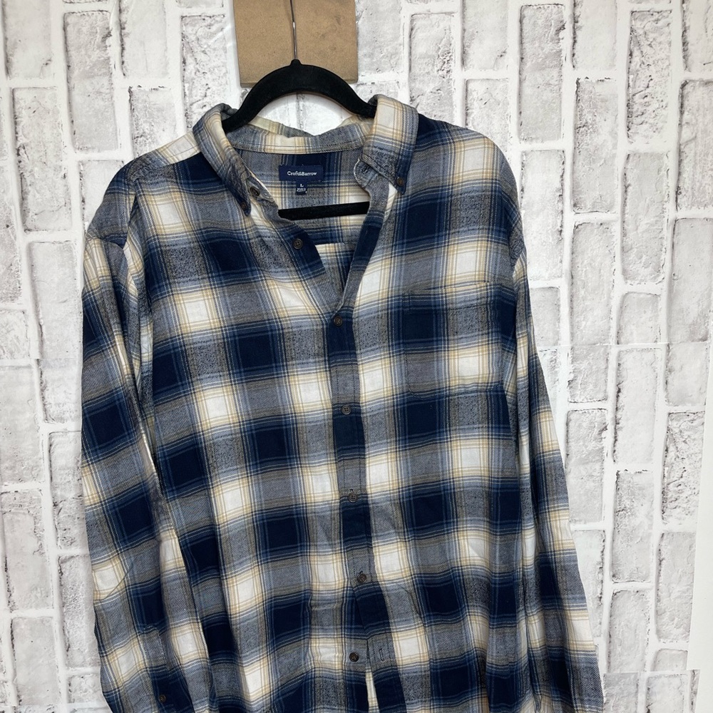 Croft and Barrow size large Woman’s flannel shirt.